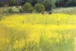Elise 6 web Fields Aglow 12x12 oil 2016