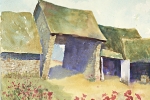 AAK - Leaning Barn with Poppies